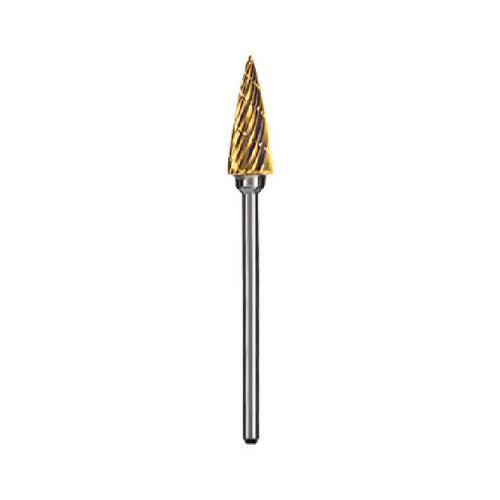 Dedeco 8002 Goldies HP Regular Cut Titanium Nitride Carbide Bur 82-T 1/Pk Dedeco 8002 Goldies HP Regular Cut Titanium Nitride Carbide Bur 82-T 1/Pk